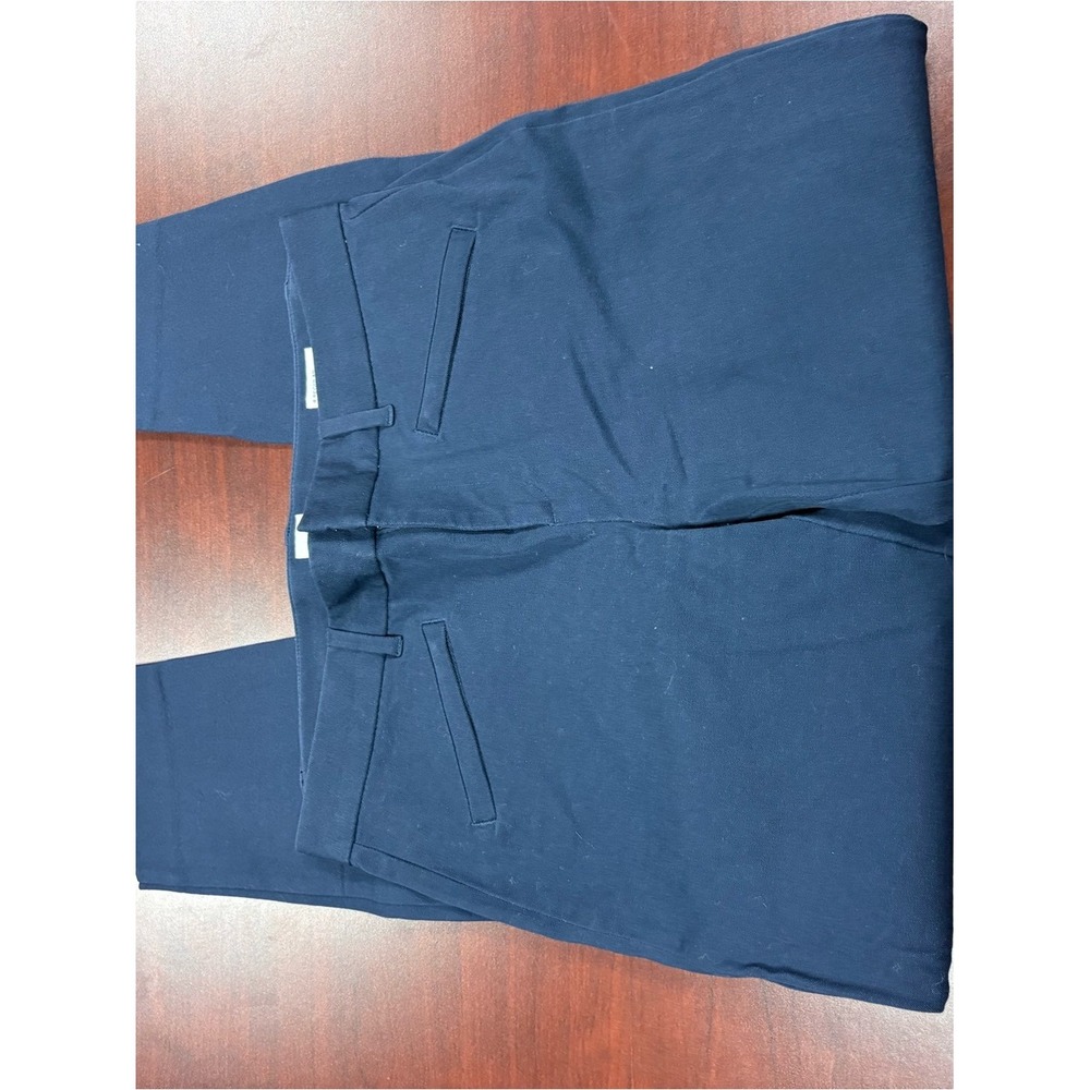 GAP Navy High-Rise Ponte Pants Signature Skinny Ankle Blue Trousers Womens 8 Reg